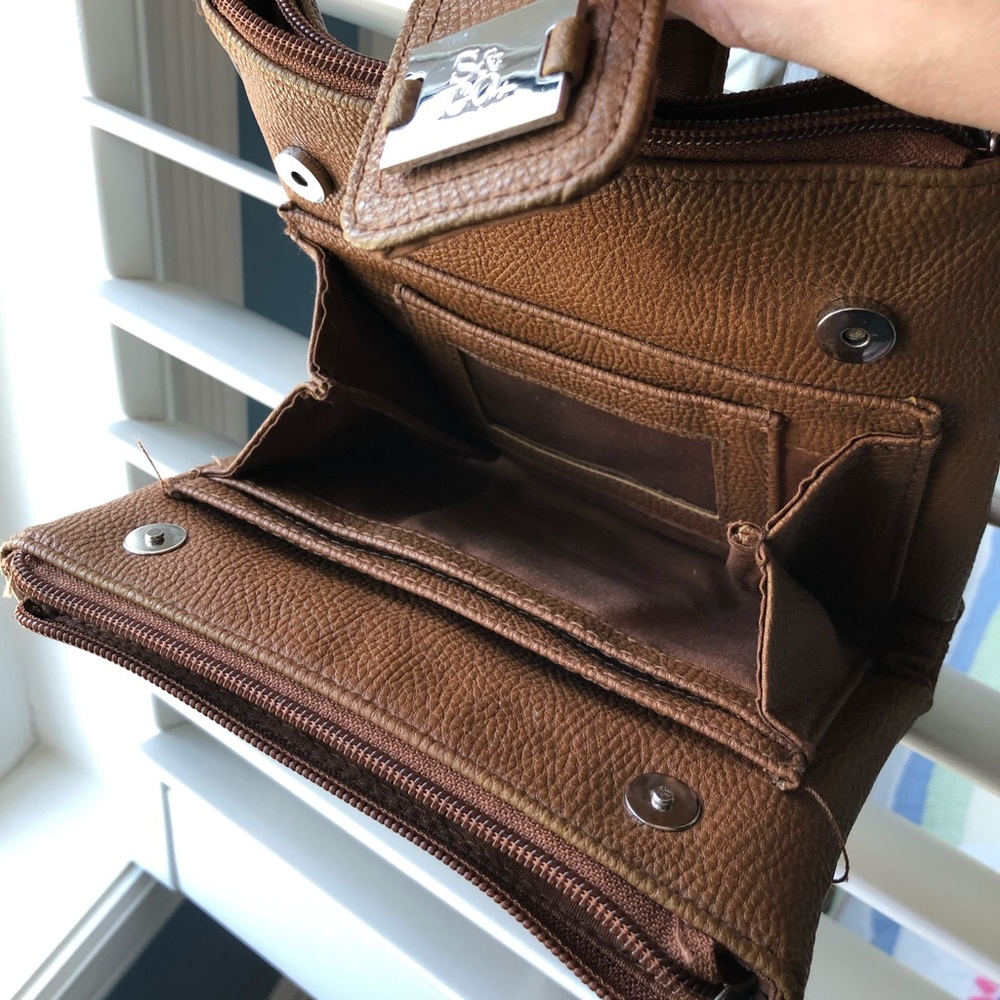 S&CO brown shoulder bag - Picture 4 of 6